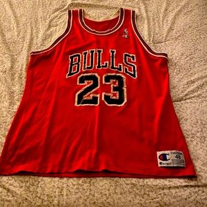 Michael Jordan 23 Bulls Champion Jersey Authentic